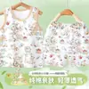 Conjunto de Colete Infantil Verão Estilo Fino Unissex Bebê Colete Sem Manga 100% Algodão Roupa de Verão para Bebê Conjunto de Duas Peças Shorts