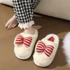 Pantuflas de algodón para mujer 2026 nuevo modelo para otoño e invierno, cálidas, forradas de felpa, suela gruesa, antideslizantes, silenciosas para interior del hogar, pantuflas de algodón