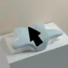 Almohada de Memoria con Forma de Mariposa 2025 Almohada de Memoria de Forma Especial Rebote Lento Almohada Multifuncional Cervical para Dormir de Lado Transpirable y Amigable con la Piel