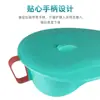 Inodoro de Plástico Portátil Verde para Pacientes Postrados en Cama, Universal para Mujeres Postparto y Adultos, En Stock del Fabricante