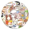 60 Piezas de Pegatinas de Película Mate para Animales Pequeños para Decoración de Mochilas, Pegatinas de Dibujos Animados