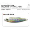 Señuelo para Pesca de Orilla: Señuelo de Jigging de Plomo con Plumas de 7-20g con Anzuelo con Ranura de Sangre para Pescar Cabeza de Serpiente y Lubina Negra en Agua Dulce y Salada