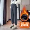Pantalones de chándal holgados de invierno para tallas grandes con cintura alta, para personas altas, estilo nuevo, pantalones deportivos cálidos casuales hechos de algodón