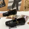 Zapatos Planos para Mujer 2026 Otoño Retro Adorno de Encaje Correa Única Zapatos Mary Jane Zapatos Nuevos Punta Cuadrada Suela Suave Para Viajar al Trabajo