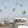 Papel pintado azul mediterráneo para habitación infantil niños y niñas dormitorio papel pintado no tejido dibujos animados fondo lindo pared niños