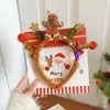 Diadema de Cuernos con Bola de Pelo Roja Navideña Palo Retorcido Otoño e Invierno Diadema de Cuernos de Árbol de Navidad Accesorios Versátiles para el Cabello para Fotos