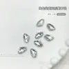 Broca de unha super flash branca k9 lote flash explosão joias de diamante fundo pontiagudo broca de formato especial joias de unha atacado