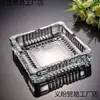Cenicero de Cristal de Alto Gama con Sensación de Ceniza Volante, Personalidad Comercial Tendencia Atmosférica, Cenicero para Sala de Estar del Hogar, Avanzado
