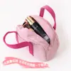 Amazon Transfronterizo Color Sólido Simple Multifuncional Terciopelo Bolso Tote Pequeño Estuche para Lápices Gran Capacidad Pana Resistente a Manchas Bolsa de Almacenamiento