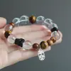 Pulsera de Cristal Blanco Natural Chu Ling, Simple y Versátil, Pulsera DIY de Cristal de Madera de Agarwood Qian Nan Dalang, Venta al por mayor de una pieza