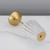 Luz Nocturna Decorativa LED Transfronteriza Táctil Tres Colores Regulable Atmósfera Recargable Creativa Atmósfera Lámpara de Mesa de Cristal