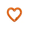 Clips de Resorte Coloridos, Anillas Abiertas Redondas, Anillas de Resorte en Forma de Corazón, Accesorios para Llaveros DIY, Conectores de Aleación