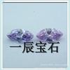 Fábrica Mayorista de Circonita de Color Wuzhou Suministro Gema Ojo de Caballo Gema Artificial Piedra Desnuda Joyería DIY Accesorios para Ropa