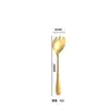 Cuchara de Servir de Acero Inoxidable Transfronteriza, Cuchara para Servir Comida Estilo Occidental, Cuchara para Ensalada, Tenedor, Cuchara de Servicio, Cuchara para Sopa, Set de Suministros para Hotel