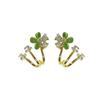 S925 Silver Pin Brincos de Flor de Olho de Gato Mulheres 2024 Novos Brincos de Alto Sentido Brincos de Design de Nicho