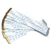 Cable de Pantalla EDP con Cabezal Metálico I-Pex Cable Suave FPC de 0.5 mm 30 Pines 40 Pines Cable Plano LVDS para Portátil