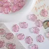 Novo Borda Dourada Folhas Aurora Estampagem a Quente Ventilador Contas Soltas Acessórios DIY Corrente para Celular Colar Material de Miçangas Barrocas