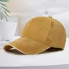 Boné de Baseball Feminino Estilo Coreano Algodão Puro Desgastado Lavado Personalizado com Logo Retrô Aba Curva Chapéu de Sol Cor Pura Boné com Aba Pontuda com Estampa