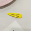 Presilhas de Cabelo Coloridas de Doce para Crianças 5cm, Presilhas de Cabelo Fofas Coloridas em Forma de Gota d'Água, Presilhas BB com Gotejamento de Óleo, Presilhas Laterais para Franja, Acessórios de Cabelo para Meninas