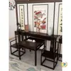 Nuevo Lujo Ligero Chino Simple Villa Rural Salón Principal Mesa de Ofrendas Aparador Mesa de los Ocho Inmortales Combinación Altar de Buda para la Entrada Altar de Dios