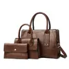 Bolso de Exportación con Patrón de Cocodrilo para Mujer 2024 Nuevo Estilo Juego de Múltiples Piezas Bolso de Hombro de Mano para Mujer