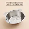Acero Inoxidable 304 Tazón de Arroz Infantil Hogareño Bebé Lindo Tazón de Comida Complementaria Guardería Comedor Tazón a Prueba de Caídas para Comer Sopa