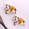 Adornos de Resina de Caballo del Zodiaco de Año Nuevo Accesorios para el Cabello DIY Pinzas para el Cabello Pegatinas para Fundas de Teléfono Accesorios de Colgante para Llavero