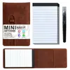 Cuaderno de trabajo portátil nuevo transfronterizo mini bloc de notas A7 libro de bolsillo creativo con cabeza de ciervo cuaderno de mano