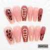 24 PIEZAS Colección de Arte para Uñas Bestseller Transfronterizo Navidad Halloween Flor Uñas Portátiles Ojo de Gato Halloween Piezas de Uñas Portátiles