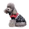 Día de Año Nuevo con Ropa de Decoración para Mascotas Tejida a Prueba de Pelo a Prueba de Viento Amor Copo de Nieve Perro Ropa de Invierno