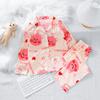 Pijama para Niña Primavera y Otoño Manga Larga Traje Infantil Niña Dibujos Animados Princesa Delgado Ropa de Casa 2025 Nuevo Ropa Exterior
