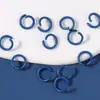 Variedad de metal de color opcional pintura abierta cierre de langosta anillo llavero colgante hecho a mano accesorios de joyería DIY
