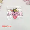 Decoración de pastel de moda tarjeta de feliz cumpleaños inserto accesorios pequeños papel dorado diosa dios masculino especial paquete de 10
