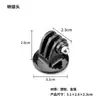Tornillo Largo GoPro Tornillo de Cuarto Clip para Teléfono Móvil 360 Adaptador de Disparo Vertical Centrado Accesorios para Cámara Deportiva Xiaoyi