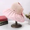 Sombrero de Pescador Protector Solar Transfronterizo para Niños Verano Combinable Viaje Sombrero para el Sol Japonés y Coreano Color Sólido Ala Grande Muestra la Cara Pequeña Sombrero para el Sol