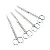 Tijeras de gasa de acero inoxidable transfronterizas, tijeras para retirar suturas médicas, tijeras quirúrgicas de disección experimental de cabeza redonda recta