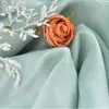 Tejido texturizado tejido de Crepé de Lino Tencel 50g con protección solar, con una sensación fresca, suave, transpirable y amigable con la piel, adecuado para camisas de moda y ropa con protección solar