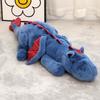 Saite Dudu deitado pequeno dragão voador brinquedo de pelúcia deitado dinossauro boneca macia dormindo travesseiro longo boneca