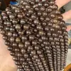 Cuentas Redondas Esmeriladas de Piedra de Bronce Antiguo Natural Accesorios Semi-Terminados Amazon Aliexpress Shopee Venta Directa de Fábrica Transfronteriza