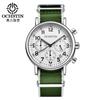 Ochstin augustden nova moda casual masculina seis ponteiros quartzo esportivo pulseira de nylon relógio masculino GD6081A