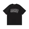 24SS Marca de moda transfronteriza europea y americana amri Peace Pigeon Camiseta casual de manga corta con estampado para hombres y mujeres Camiseta de primavera de media manga de calle americana