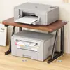 Suporte de Impressora Prateleira Organizador de Mesa Suporte para Mesa de Escritório Armário de Armazenamento Prateleira de Mesa Multicamadas para Aumentar a Altura do Escritório
