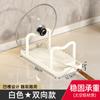 Estante de Almacenamiento para Encimera de Cocina de Fábrica Fuente Estante Multifuncional para Tapas de Ollas Vertical sin Taladro Estante de Almacenamiento para Tabla de Cortar Espátula