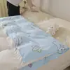 2026 Nueva Sábana Bajera de Algodón Puro con Dibujos Animados para Niños Cubierta de Cama para Dormitorio de Estudiantes Cubierta de Colchón para Guardería Cubierta de Cama para Bebé Funda Protectora