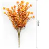 Plantas Artificiais Amazon, Flores Artificiais, Eucalipto Camélia, Buquês de Decoração de Mesa de Casamento de Alto Padrão Atacado