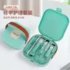 Conjunto Compacto Portátil de Cortadores de Unha para Mãos e Pés para Homens e Mulheres, Conjunto de Cortadores de Unha Estilo Alemão, Ferramenta de Corte Anti-Salpicos, Impressão de Logotipo
