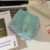 Bolsa de Armazenamento de Detritos de Cabo de Dados de Maquiagem Quadrada Pequena Colorida Multi-Propósito Viagem Portátil Ultraleve