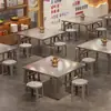 Mesa dobrável de aço inoxidável, mesa para hot pot comercial com fogo de carvão sem fumaça, mesa de barraca de churrasco de mercado noturno, mesa quadrada pequena dobrável para grelhar