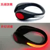 Clipes de Sapato LED Piscantes Exclusivos Transfronteiriços para Corrida Noturna e Ciclismo, Luzes Luminosas de Calcanhar Que Permanecem Ligadas/Piscam Rapidamente, Logo Personalizável