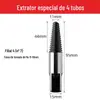 Extrator de tubulação de água de cabeça dupla triângulo válvula deslizante parafuso ferramenta de remoção de mão tap set extrator de fio quebrado